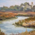 Oil Painting - Winter Marsh